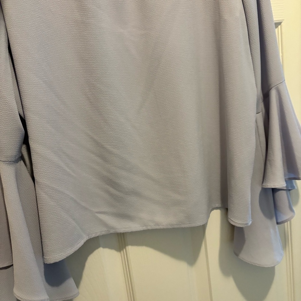 Vince Camuto Lavender Bell Sleeve Blouse - Picture 5 of 6